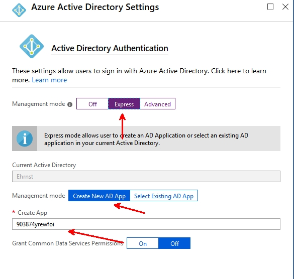 Enable azure ad authentication in azure function